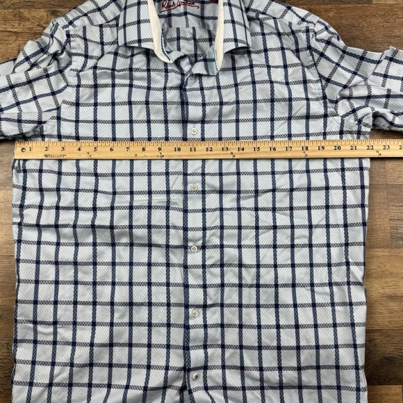 Robert Graham Delford Shirt Button Front Check  Men's‎ Size L - Picture 6 of 9